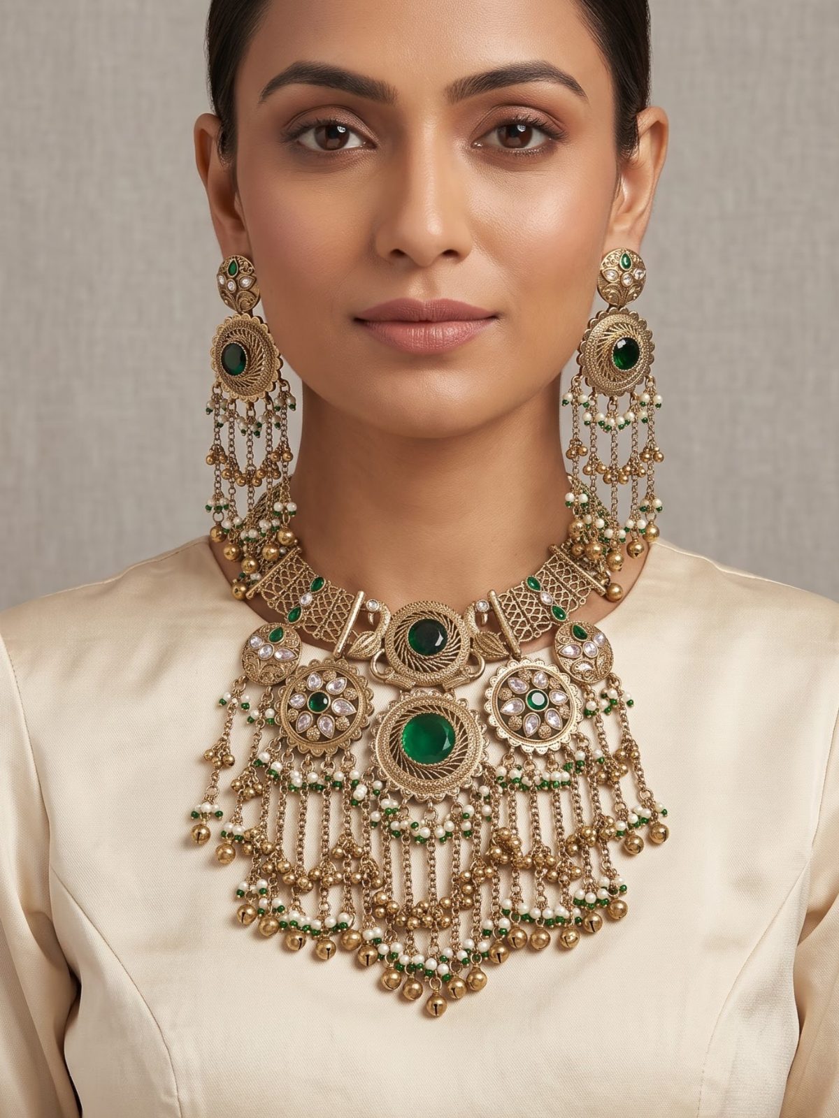 Kimaya Ornate Indian Heritage Necklace Set