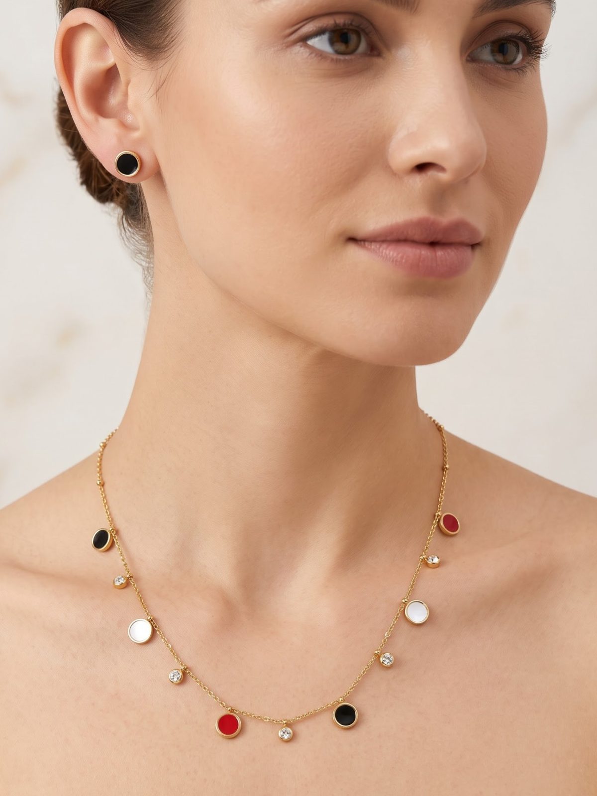 Lakshita Colorful Charm Necklace Design