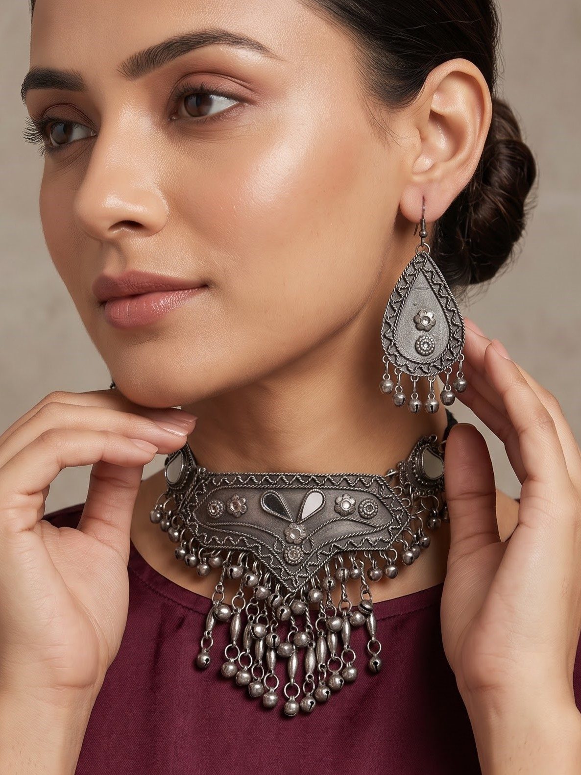 Vaani Statement Tribal Necklace Craft