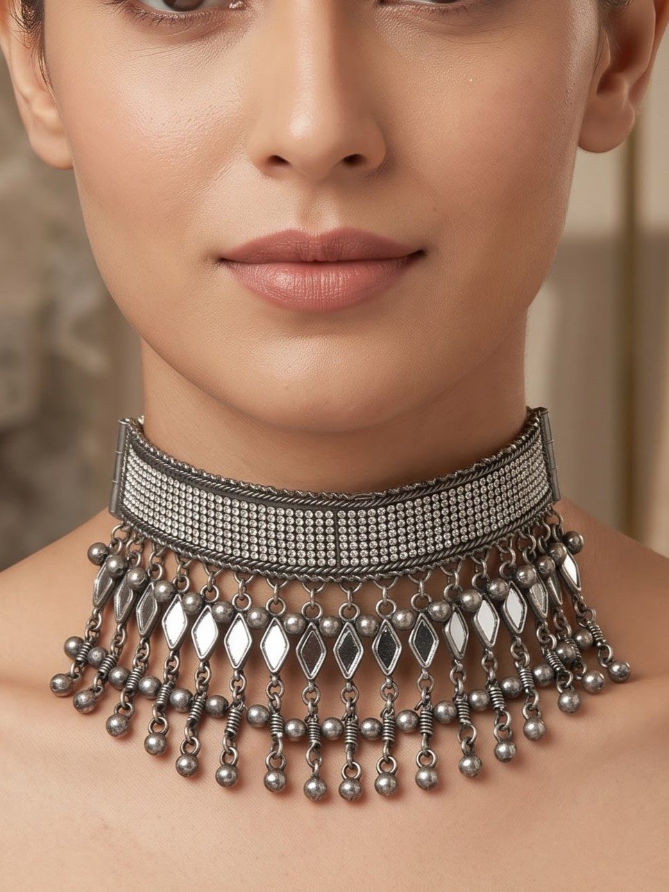 Meera Traditional Tribal Choker Necklace
