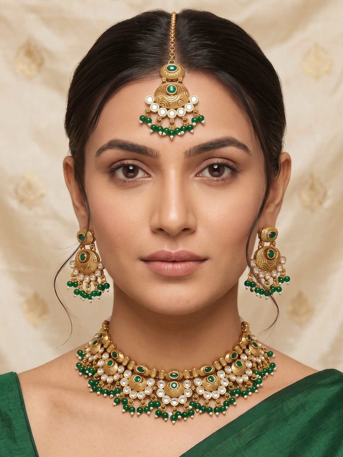 Dhyani Traditional Statement Necklace
