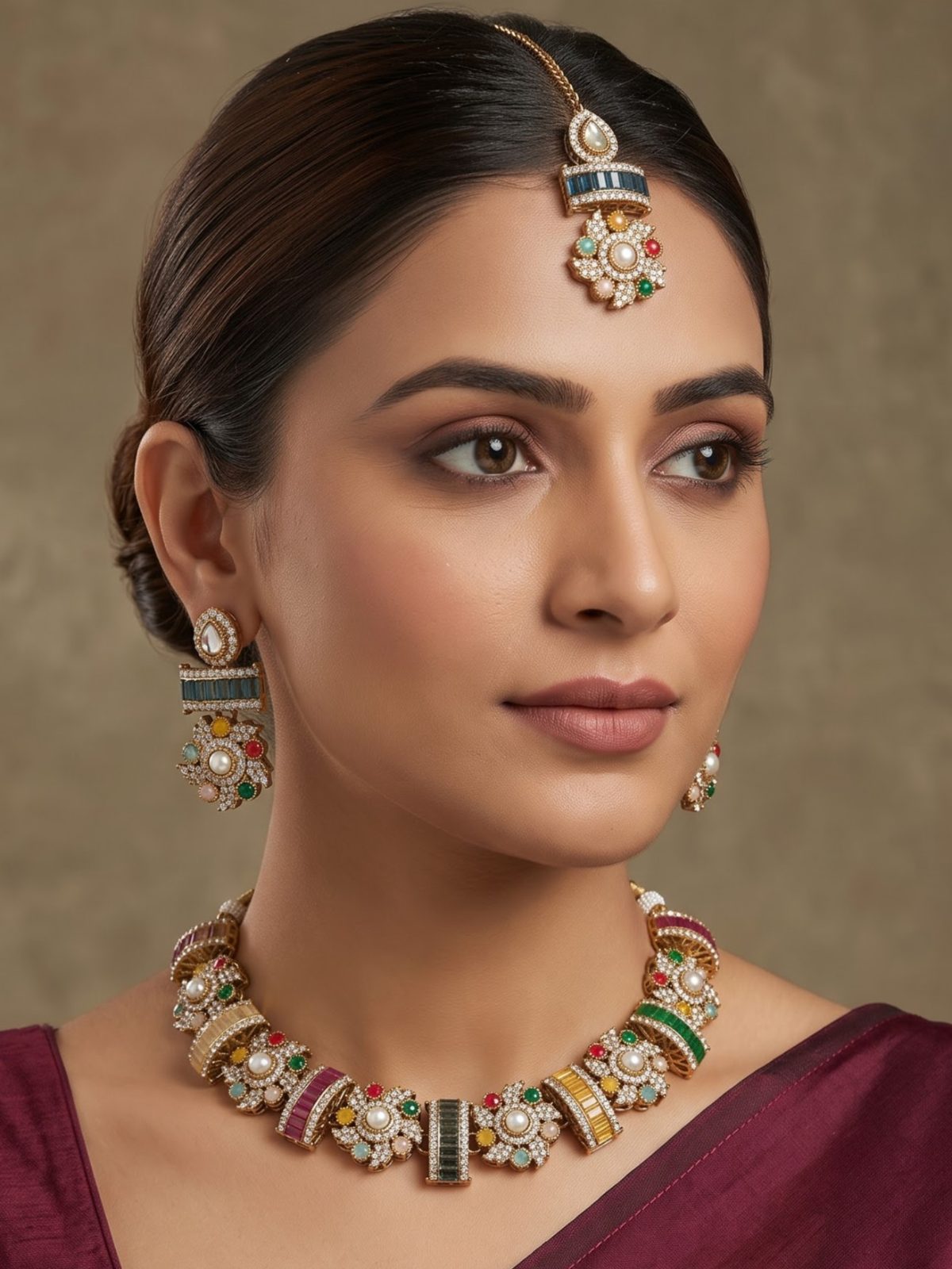 Ira Multicolor Gemstone Necklace