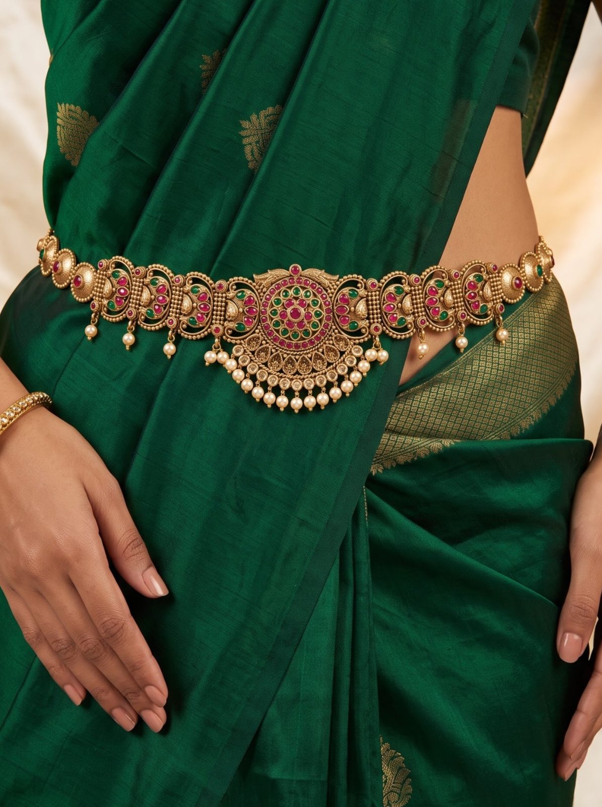 Mohana Traditional Gold Waist Chain