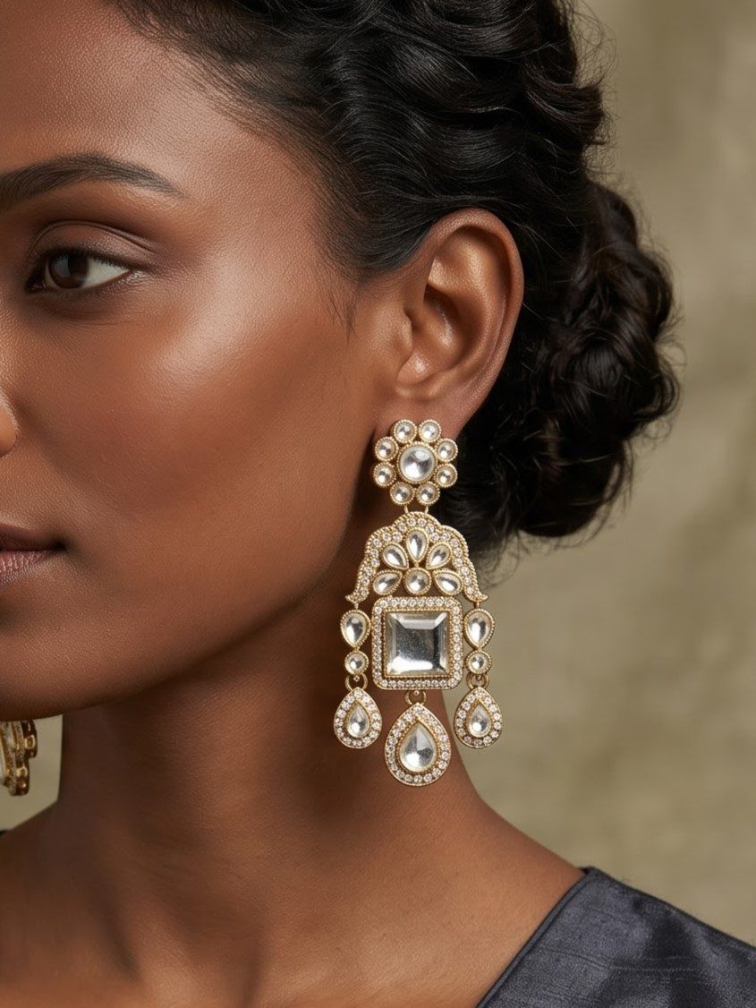 Shivika Geometric Pattern Danglers