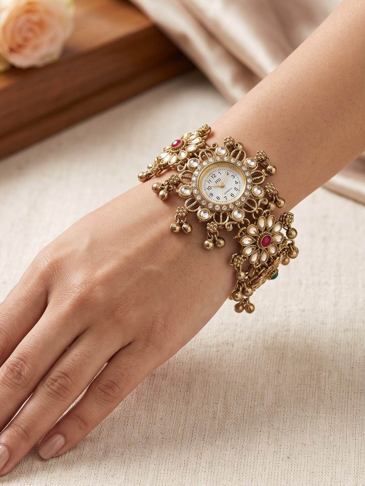 Trisha Festive Wear Bracelet Watch