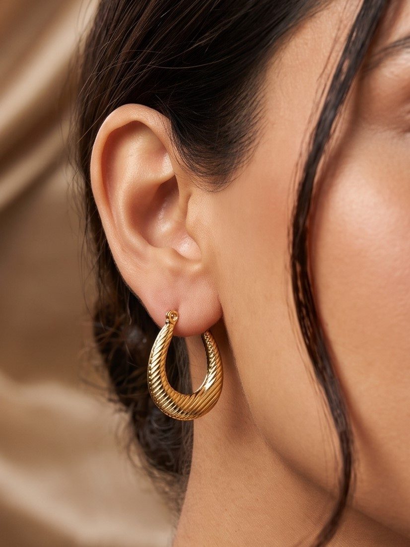 Esha Textured Crescent Balis