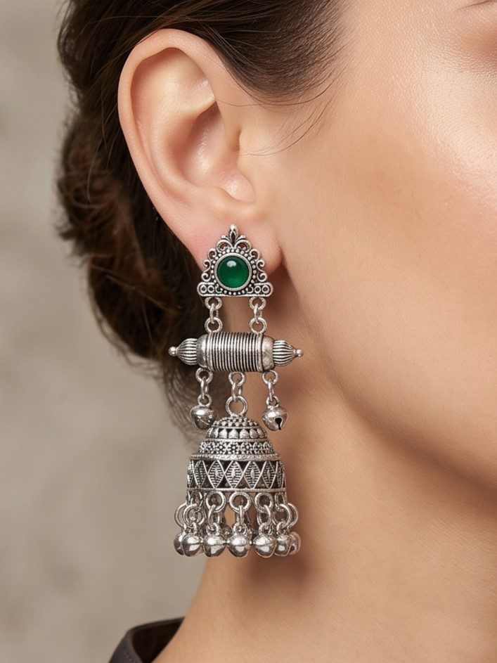 Ritika Vintage Oxidised Earrings