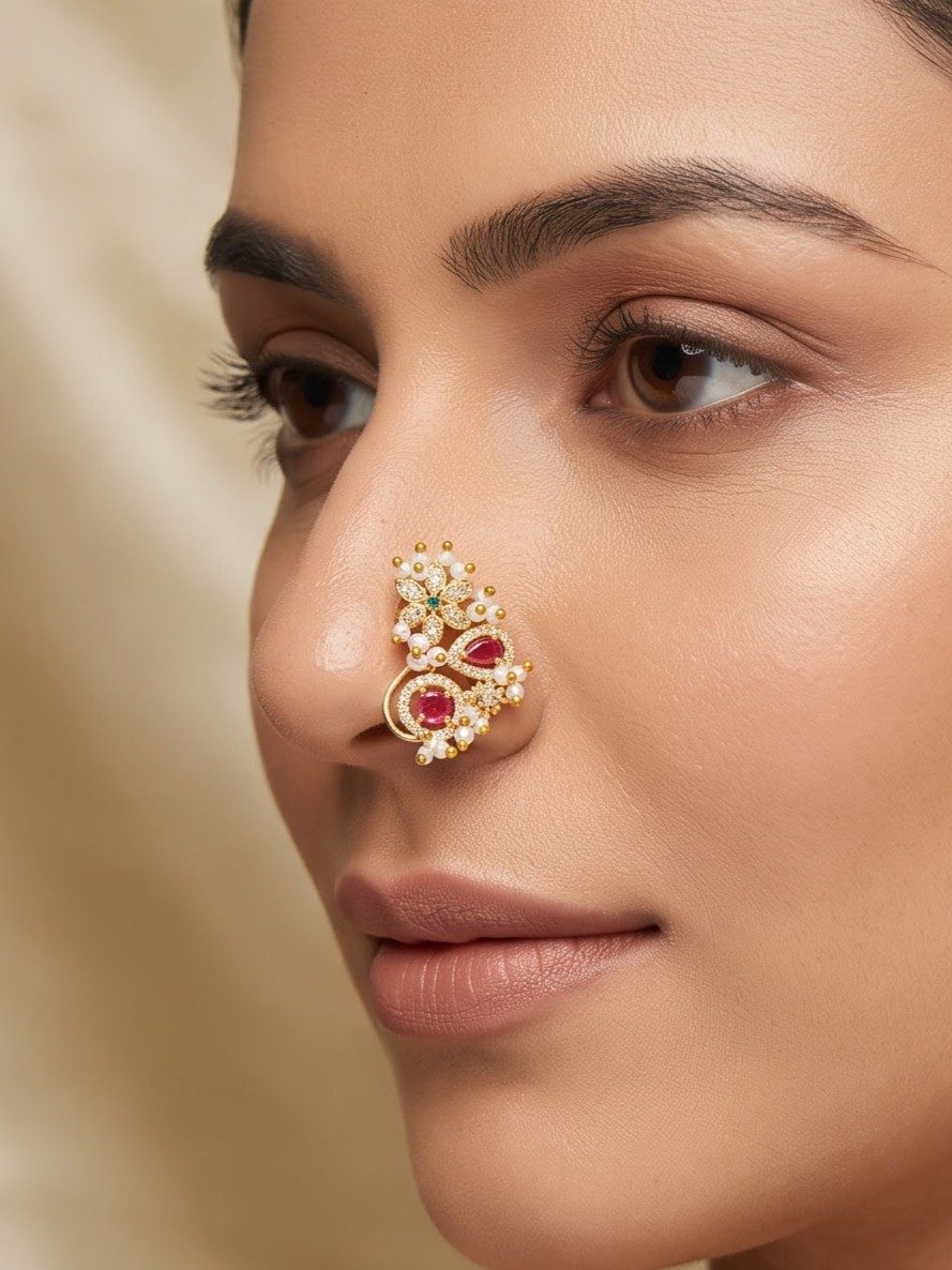 Suhana Festive Wear Nose Pin