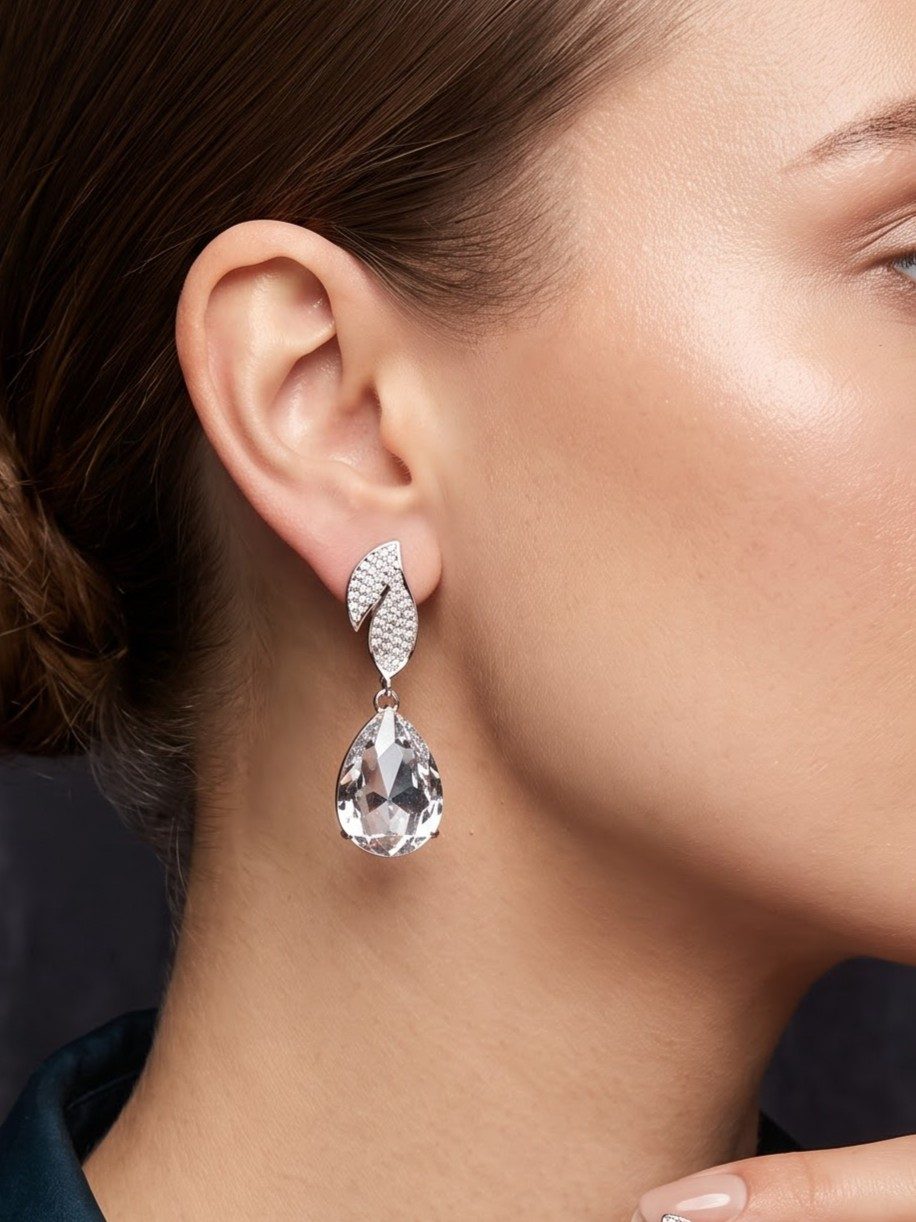 Sriveni Crystal Stone Western Earrings