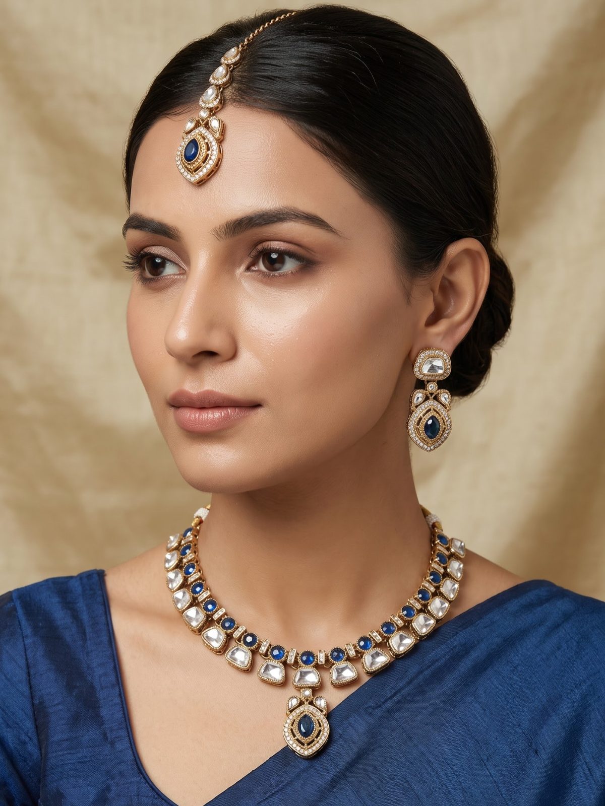 Shanaya Ethnic Gemstone Necklace Sets