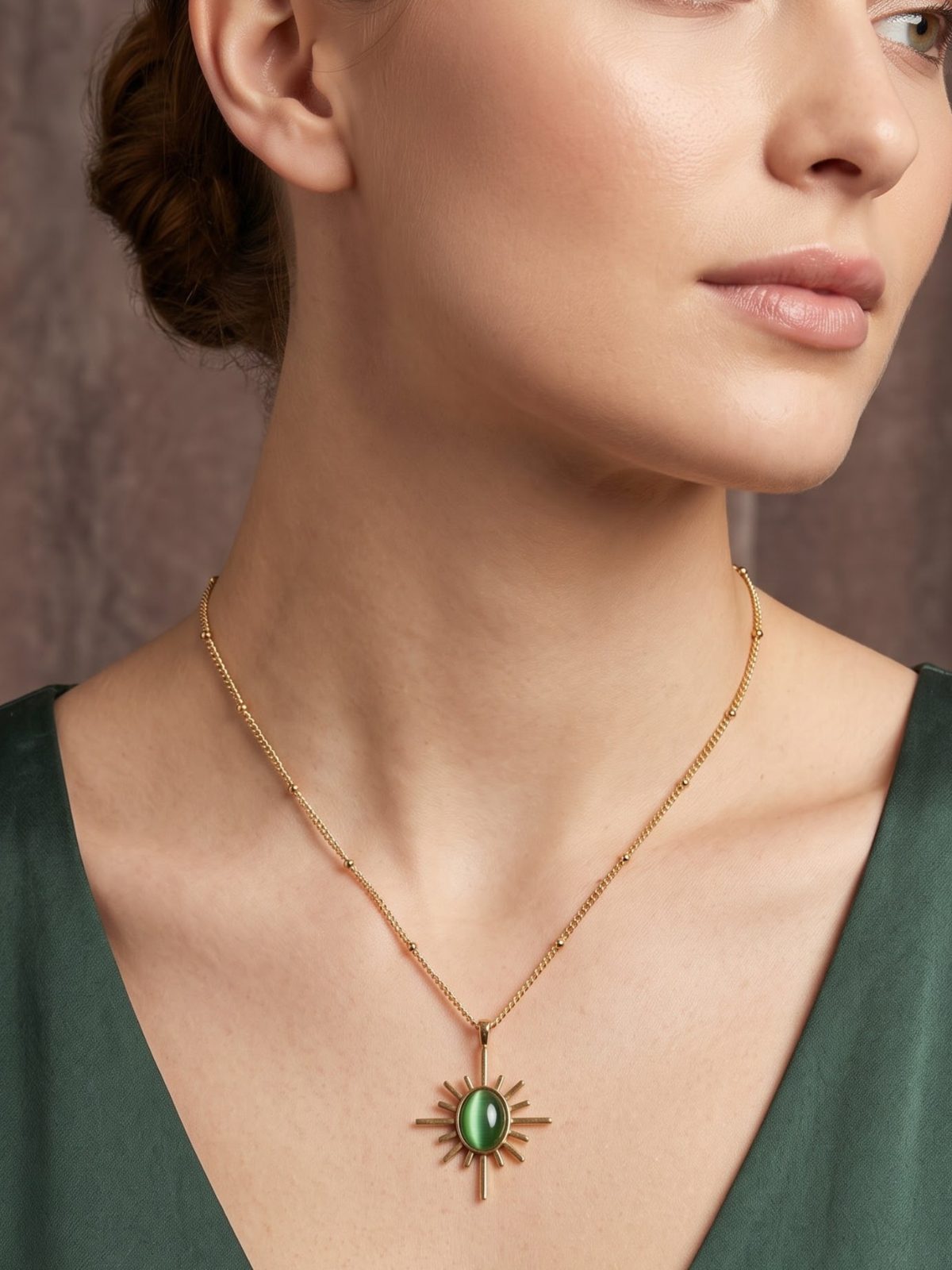 Wamika Eye-Catching Gem Necklace
