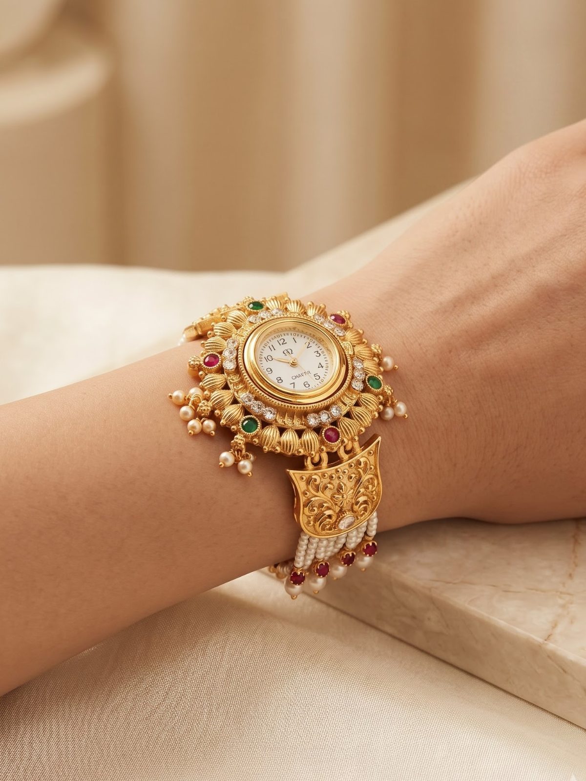 Rumatra Festive Traditional Women's Bracelet Watch
