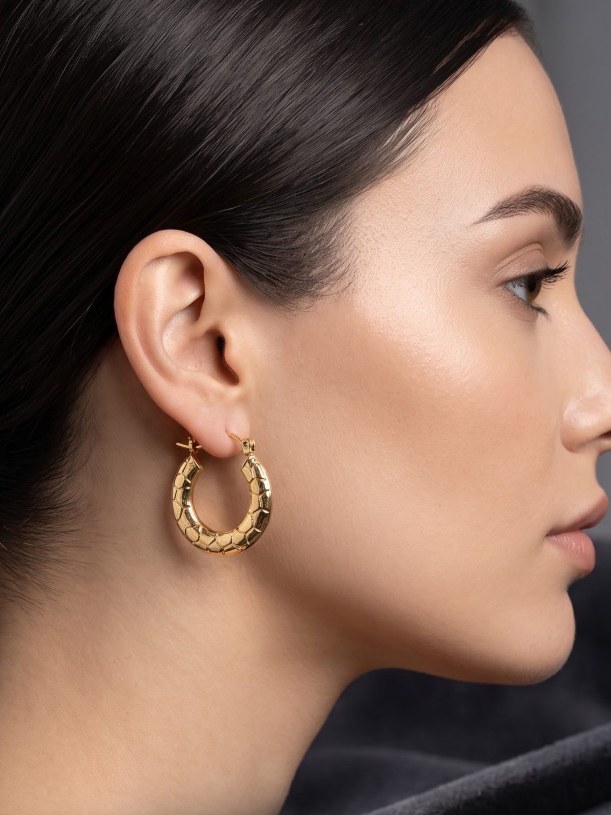Prisha Gold Hoop Earrings Collection