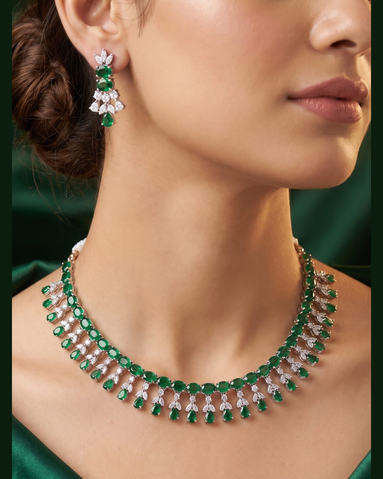 Piya American Diamond Necklace Set