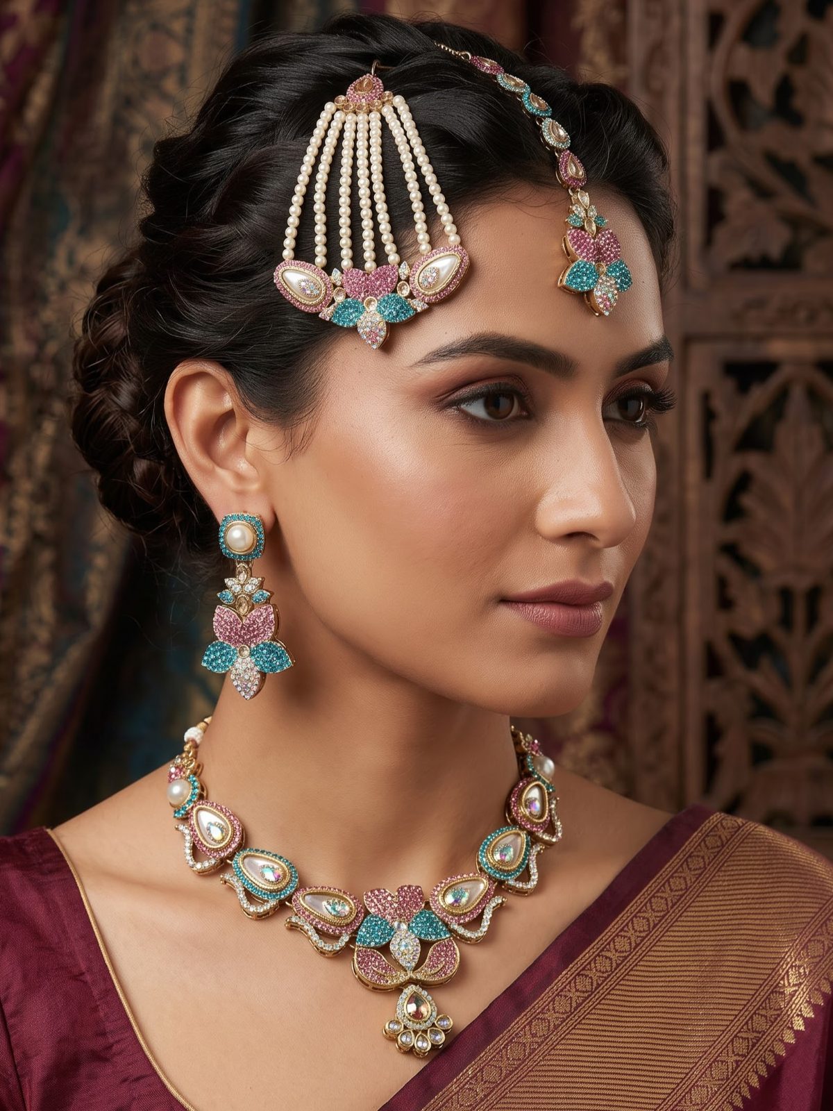 Sanchi Vibrant Turkish Necklace Set